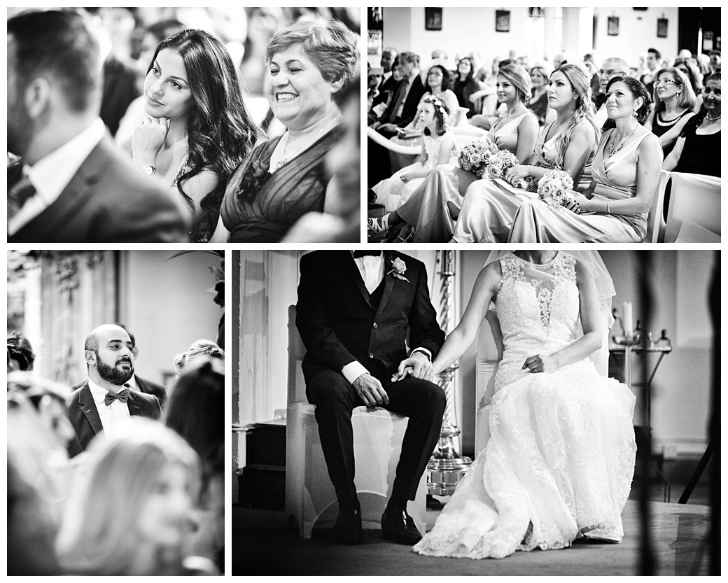 black and white candid wedding photography in London