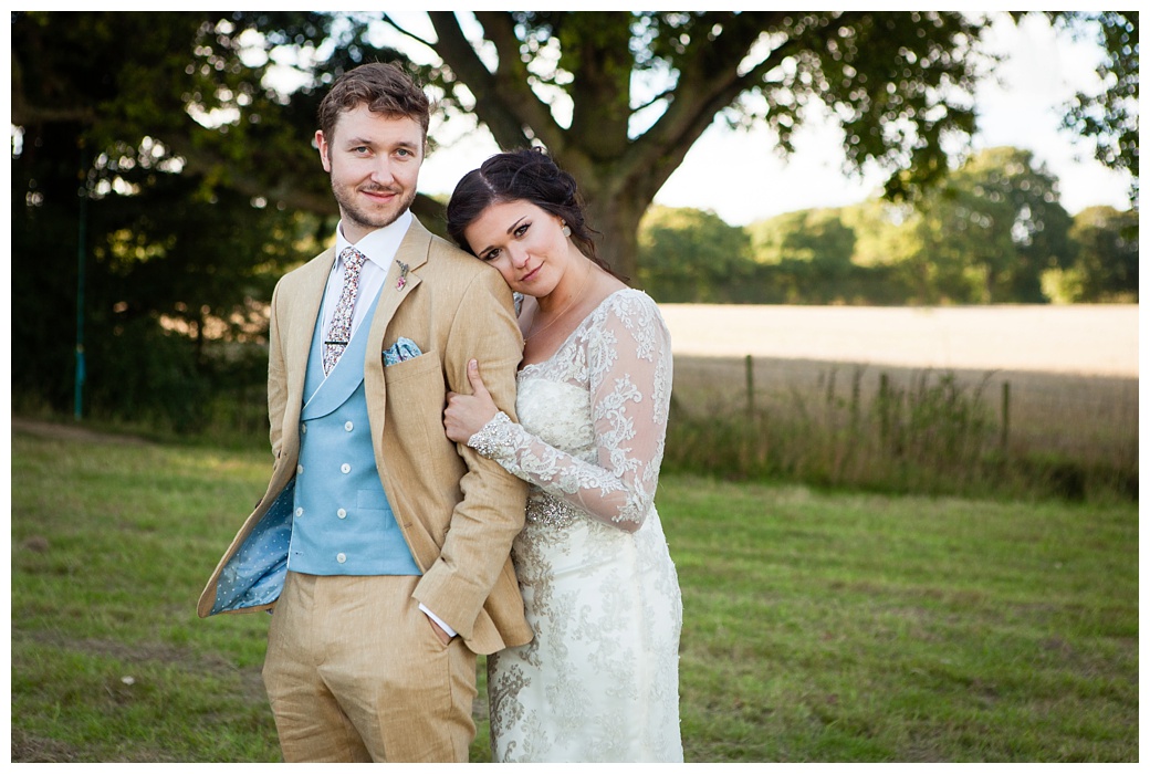 bride and groom vintage country wedding