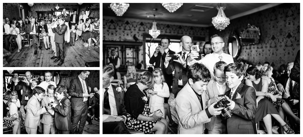 children black and white wedding photography