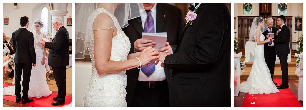 church wedding exchange of rings
