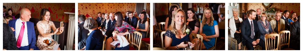 guests awaiting brides arrival the bell inn ticehurst