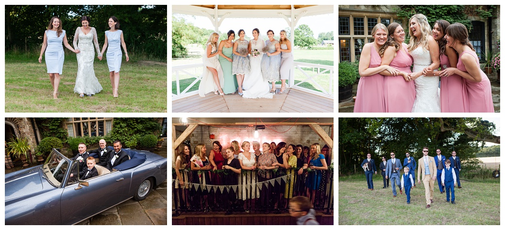 posed wedding group shot ideas