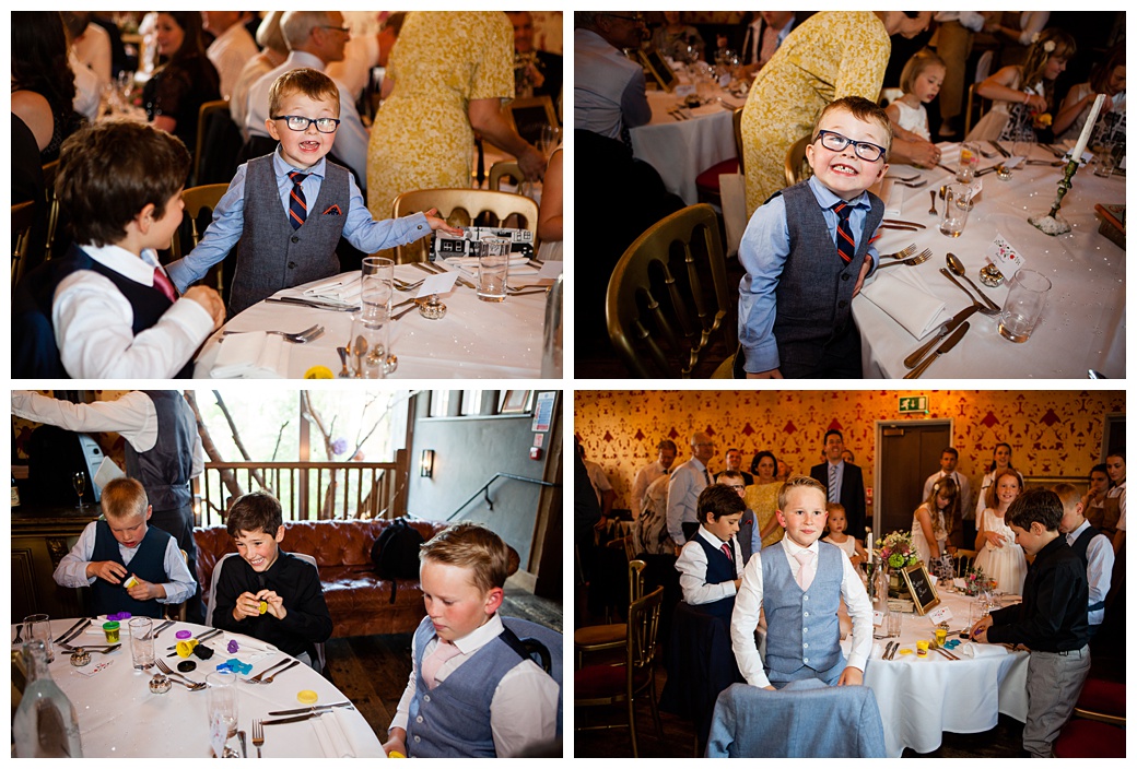 wedding the bell ticehurst children at the dinner table