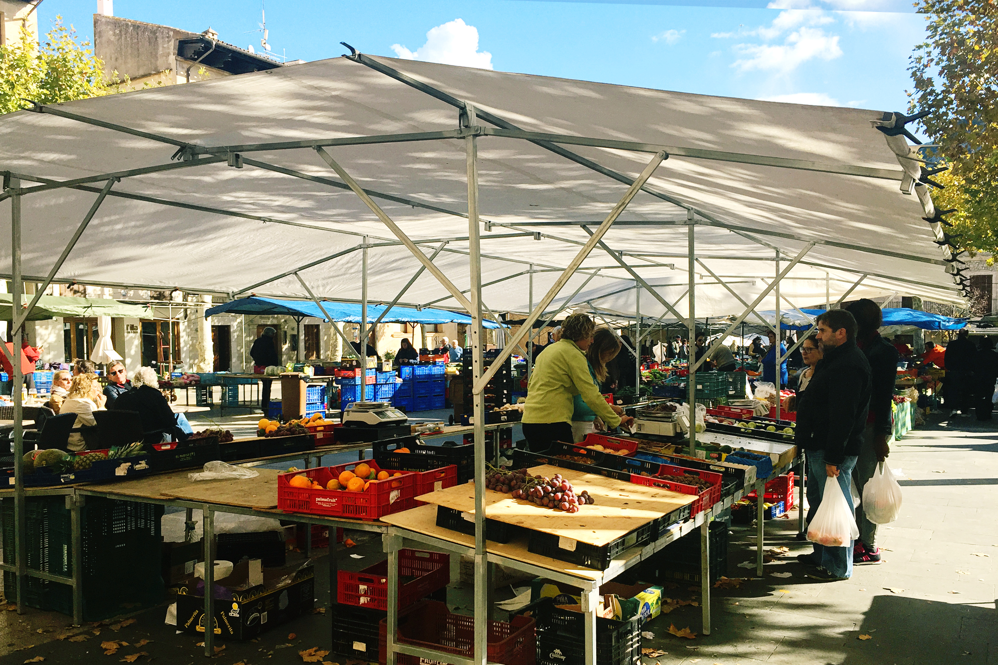 Market in Pollensa Mallorca
