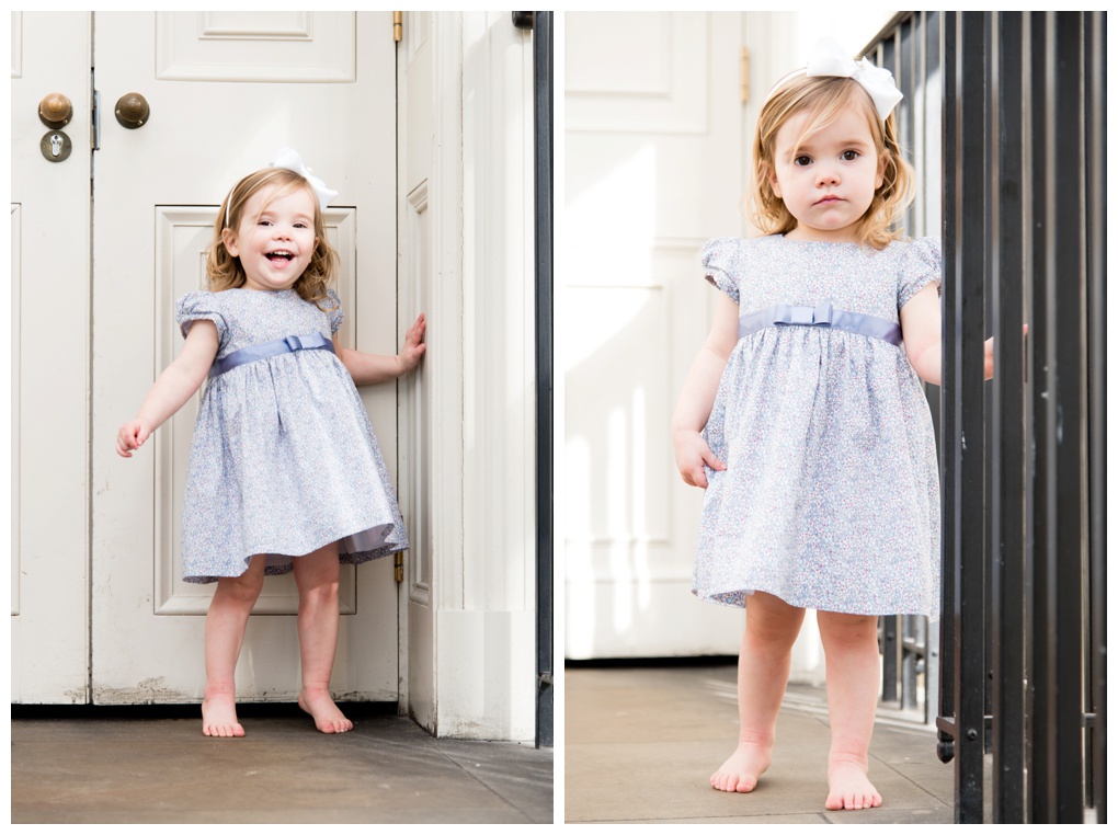 cute little girl laughing childrens portrait photographer