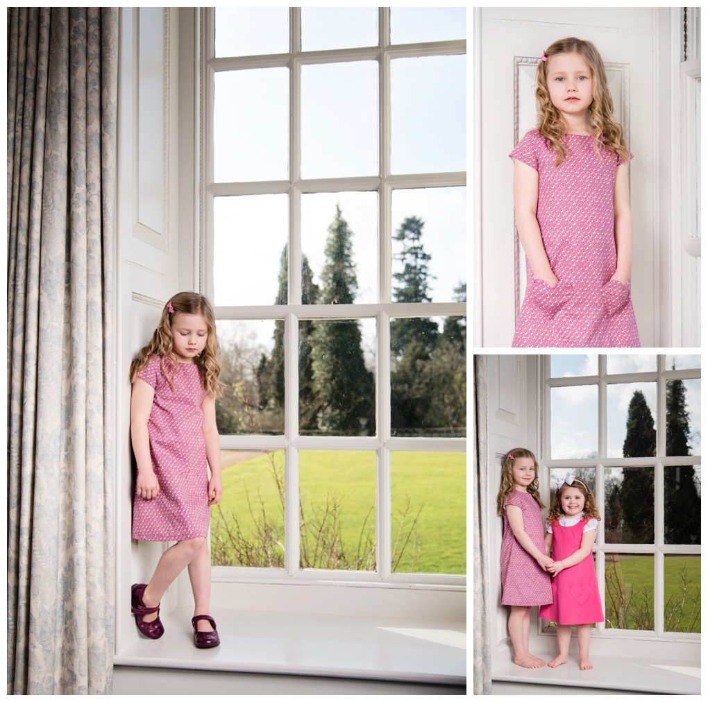 little girl wearing sue hill dress